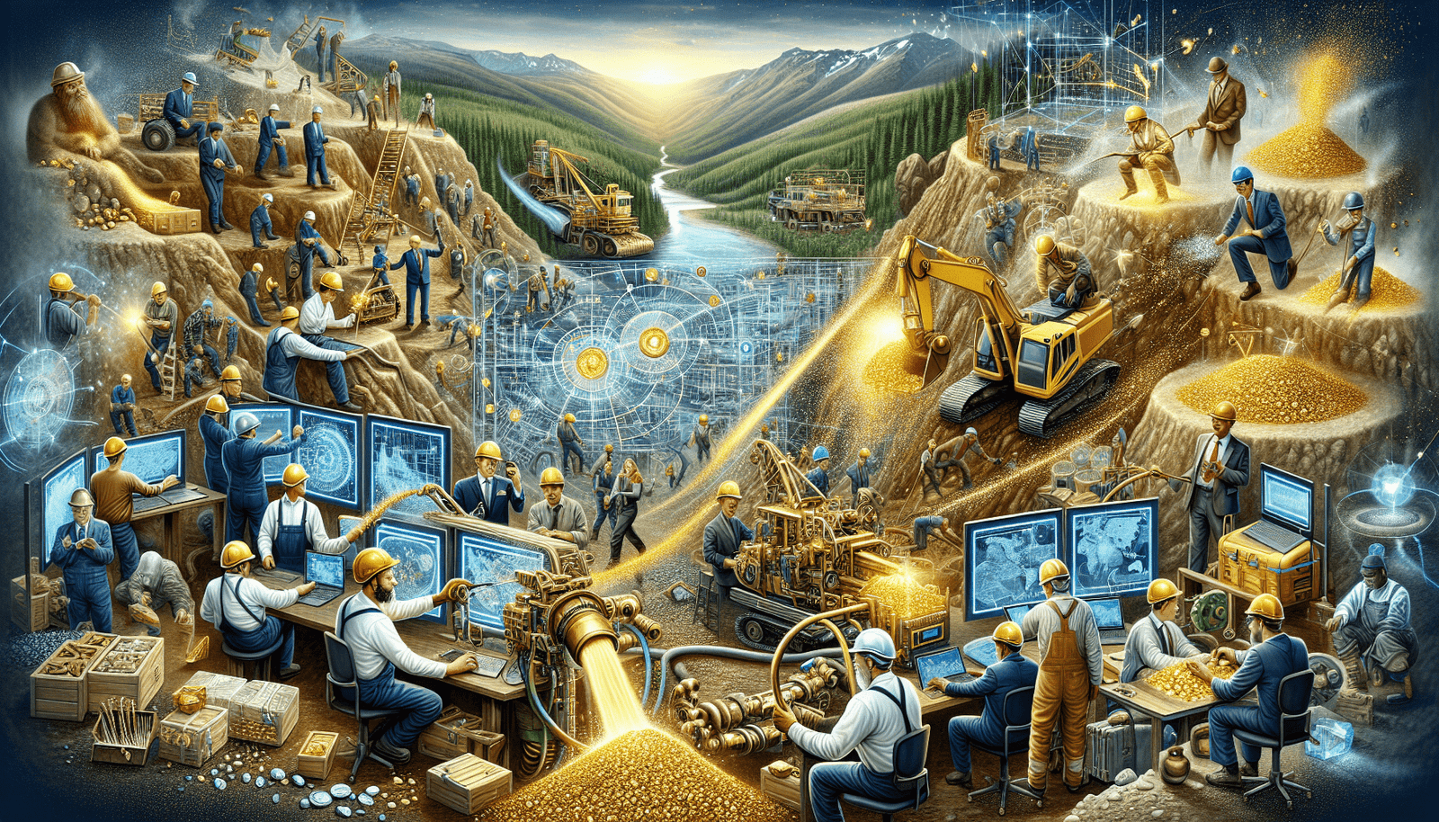 Pioneering Gold Exploration Techniques