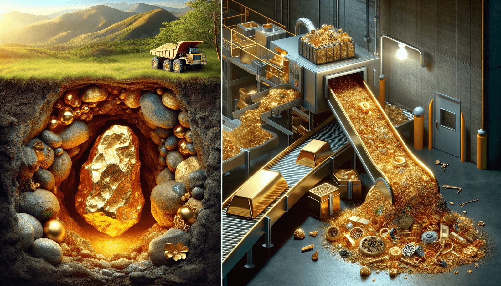 A Comparative Study: Gold Mining Vs. Gold Recycling